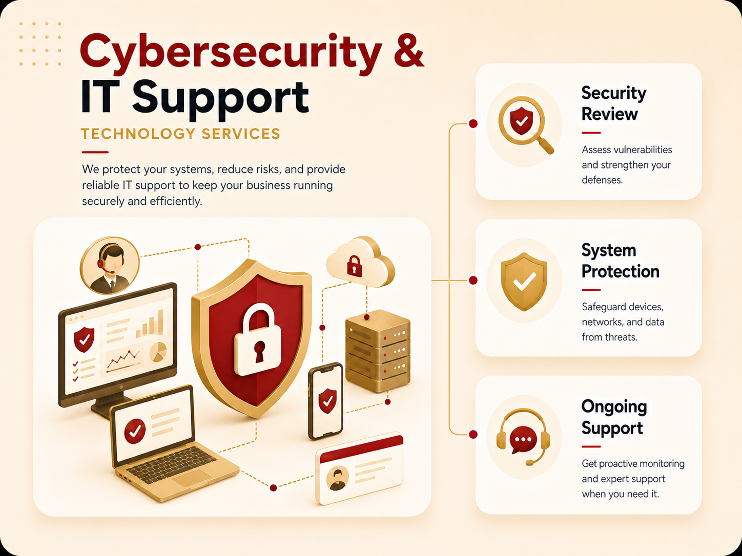 Cybersecurity and IT support